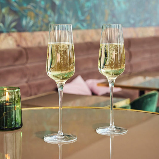 Champagne glasses - 6 pieces