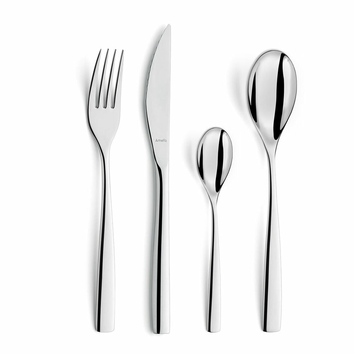 Cutlery silver metal (24 pcs)