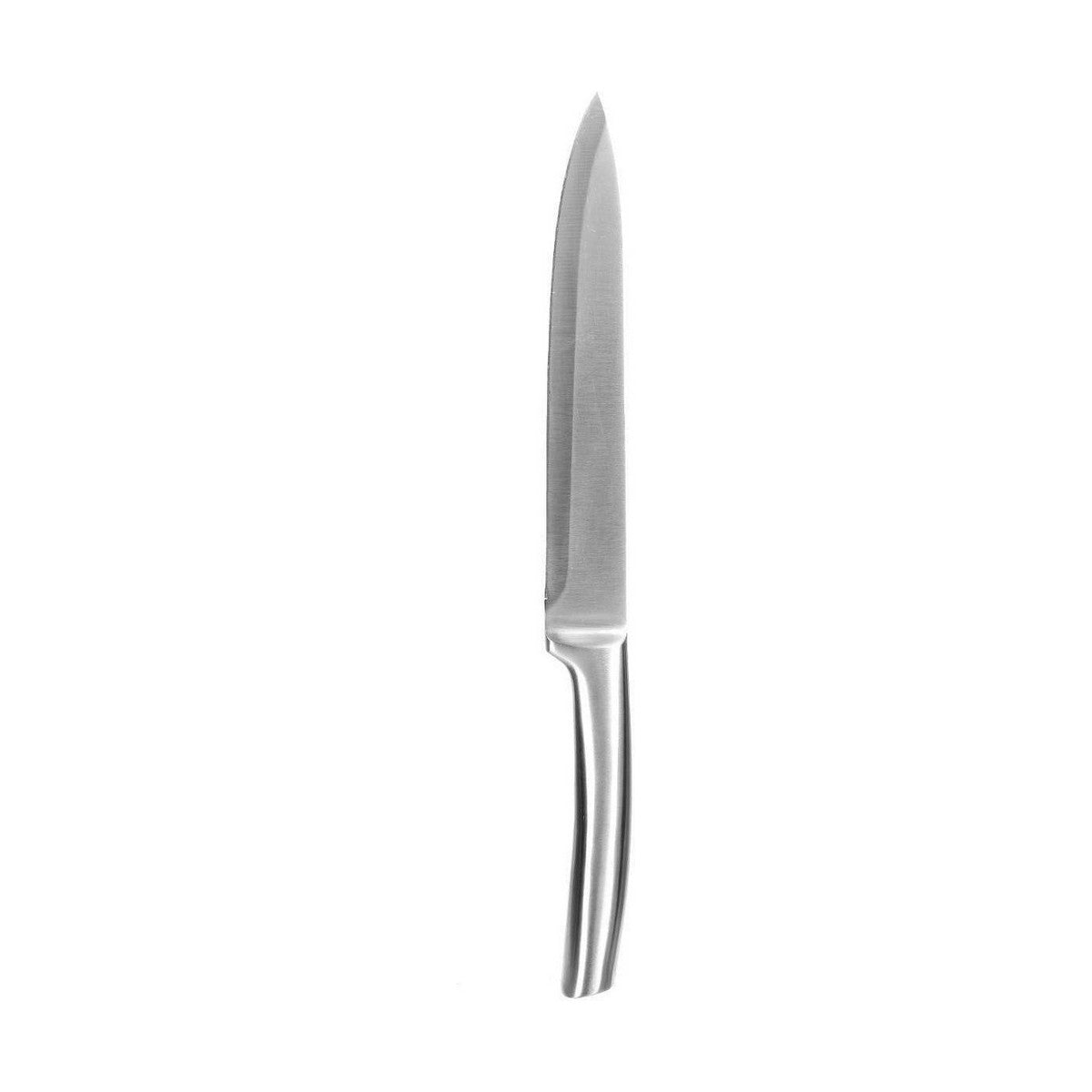Knife set with acacia block