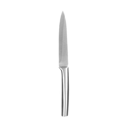 Knife set with acacia block