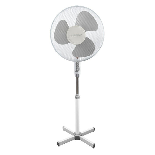 Freestanding fan white / grey