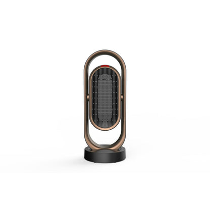 Portable heater & fan black bronze