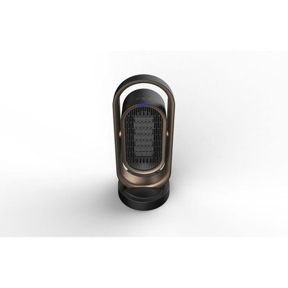 Portable heater & fan black bronze