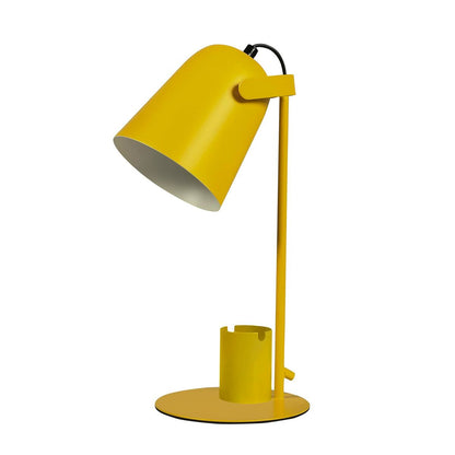 Bureaulamp geel met telefoonstandaard