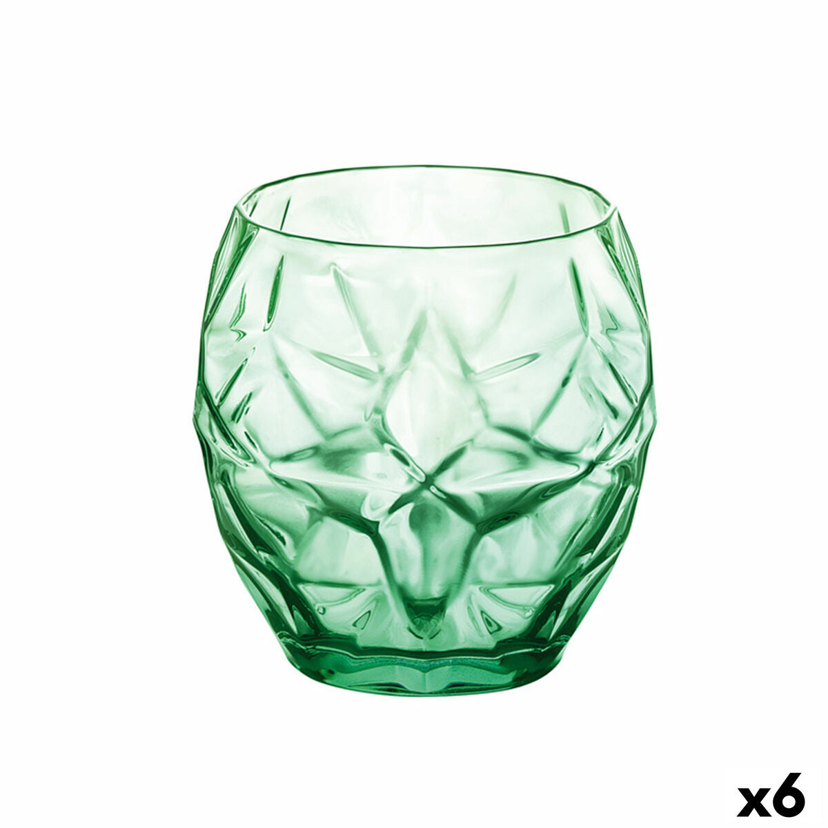 Glazenset groen - 6 stuks