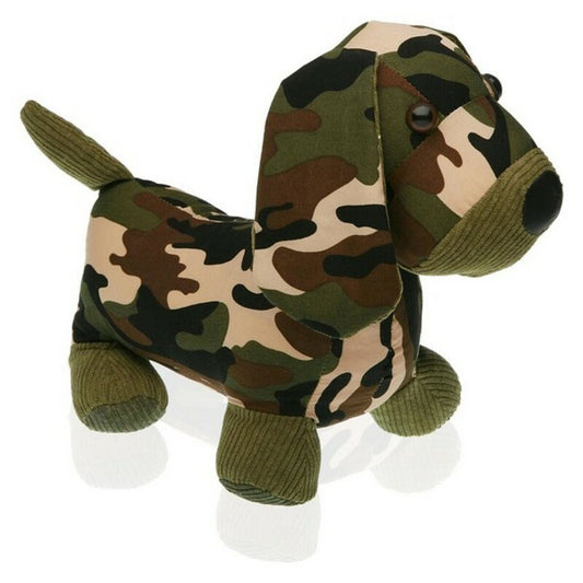 Doorstop camouflage dog