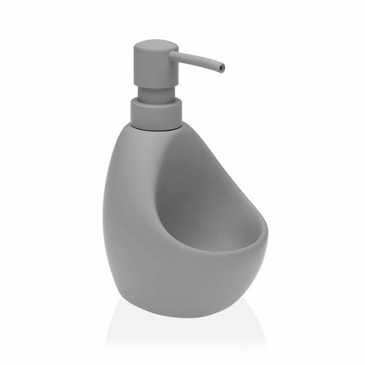 Soap dispenser grey ceramic