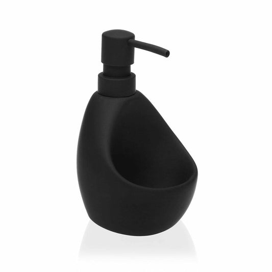 Soap dispenser black ceramic