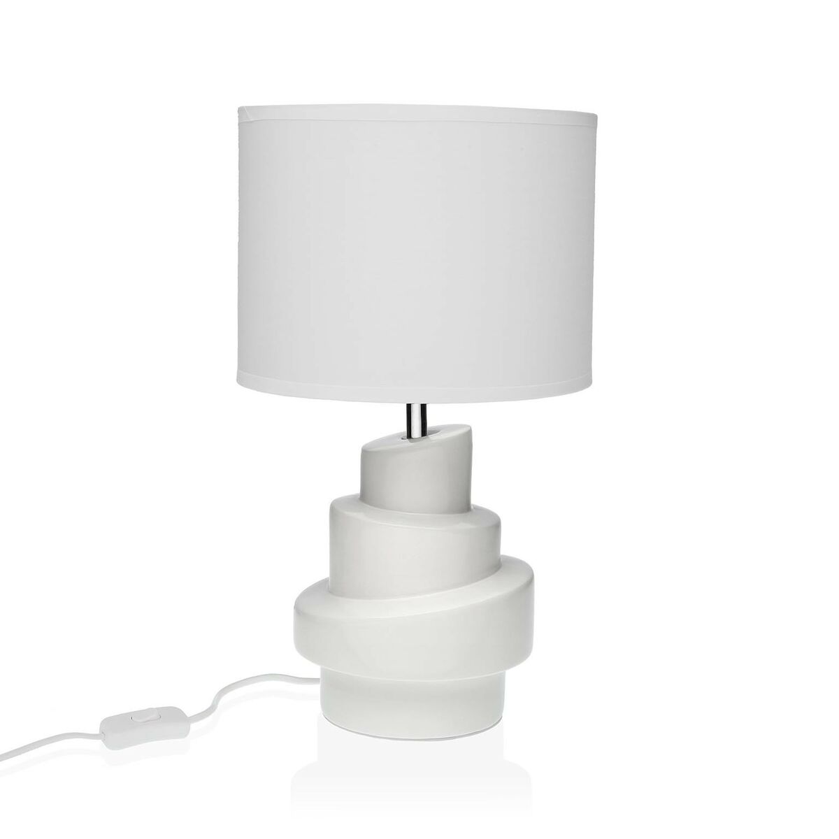 Table lamp white ceramic