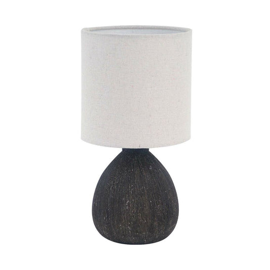 Table lamp Versa black ceramic