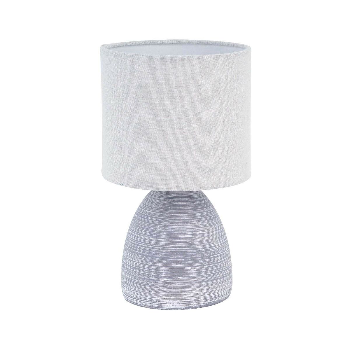 Table lamp Versa light grey ceramic