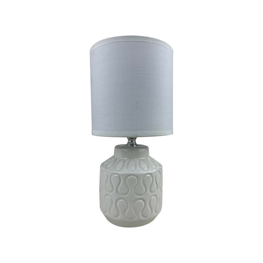 Table lamp Versa Lizzy white ceramic