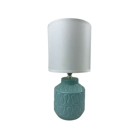 Table lamp Versa Lizzy blue ceramic