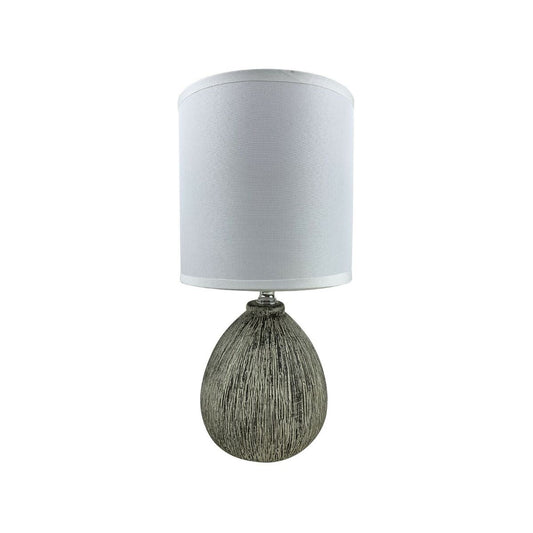 Table lamp Versa Lua grey ceramic