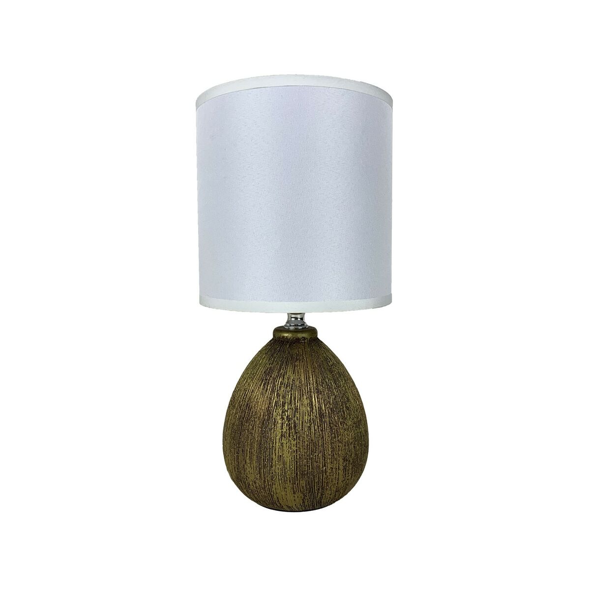 Table lamp Versa Lua brown ceramic