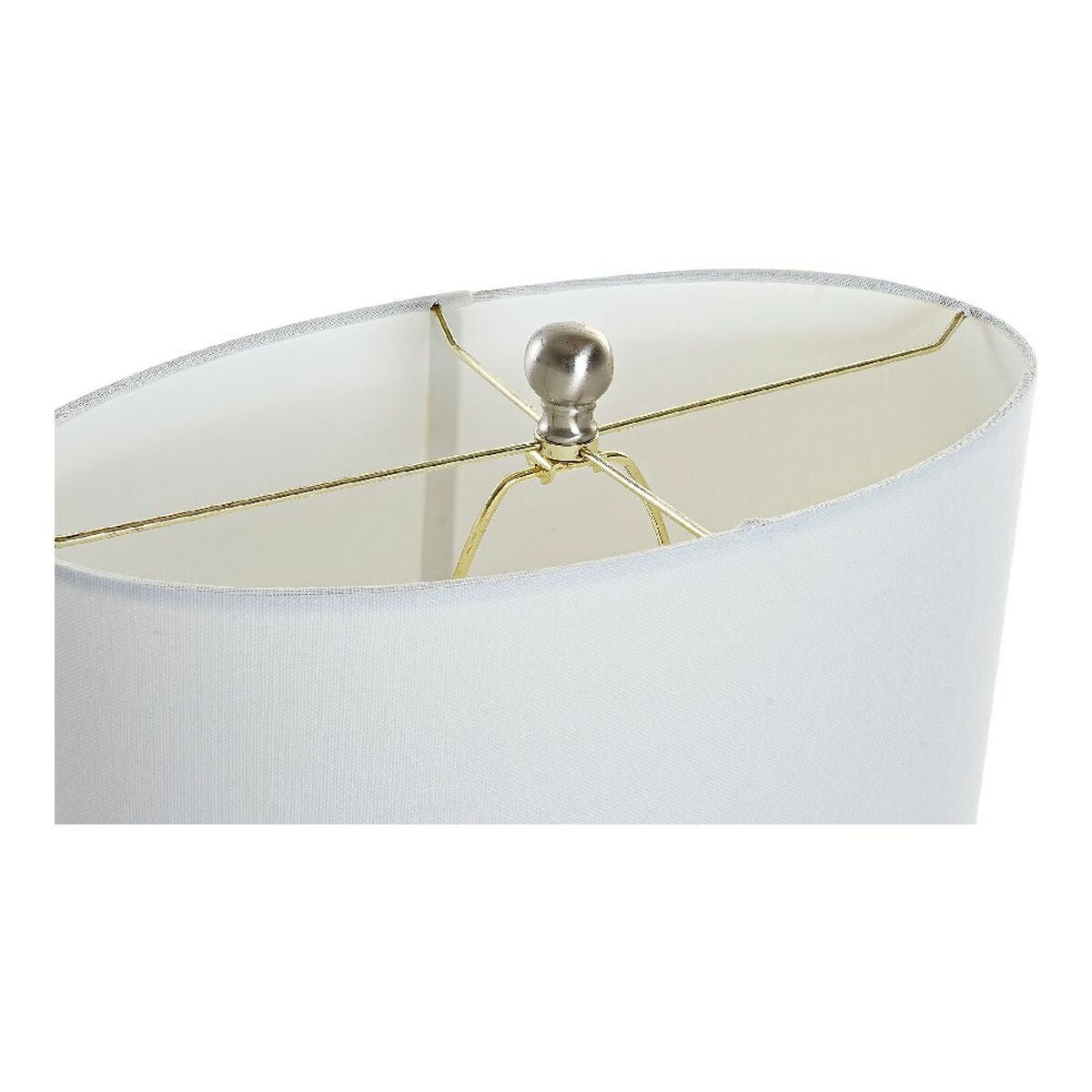Premium table lamp white golden ball