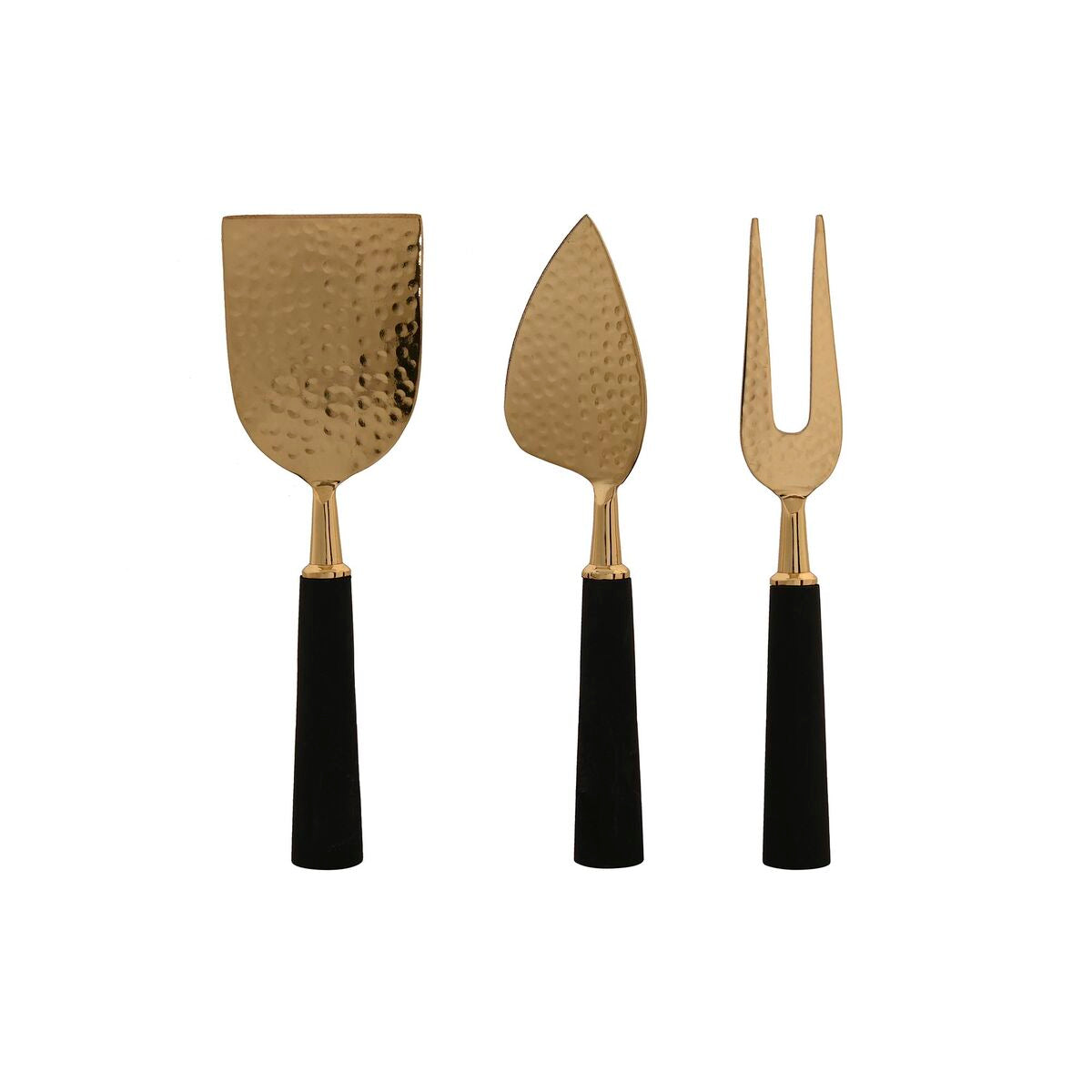 Cheese Knives gold and black