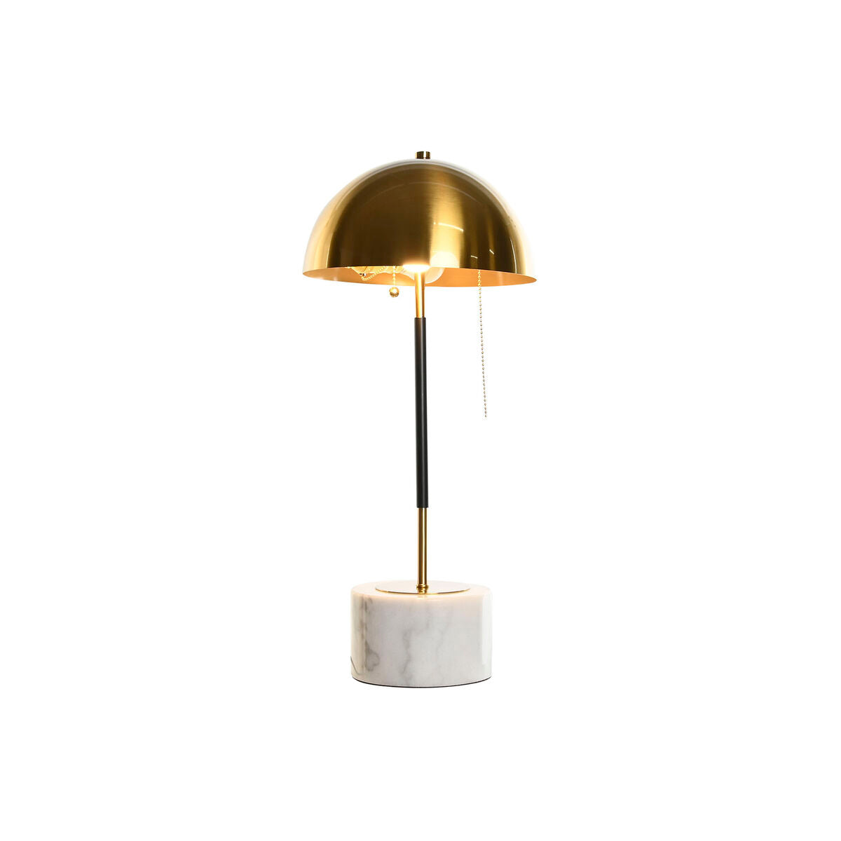 Tafellamp goud marmer