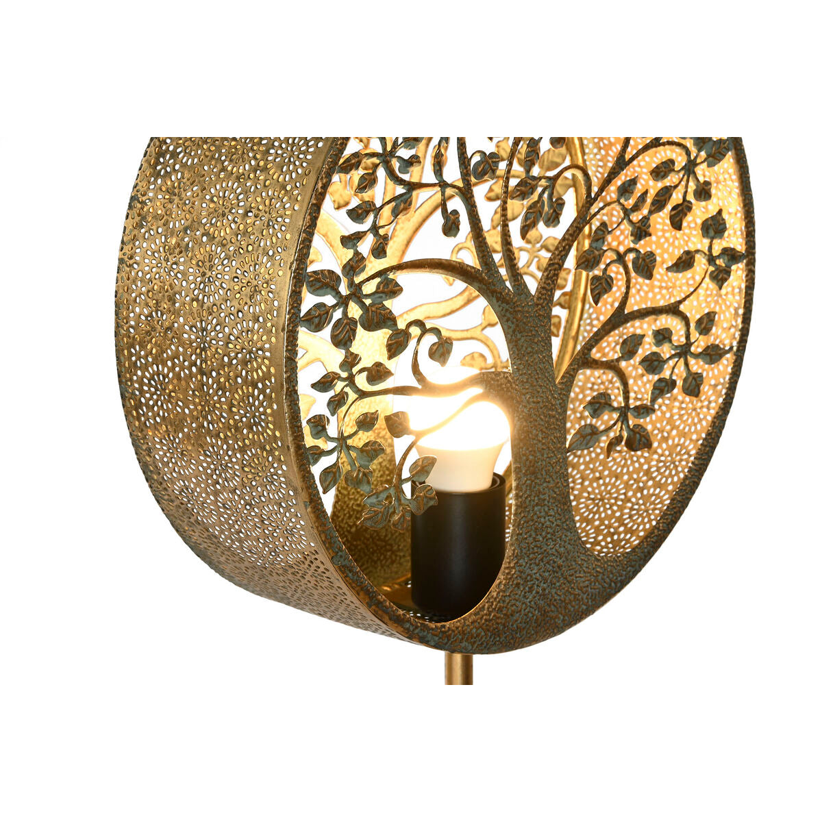 Floor Lamp Golden Metal Tree Design