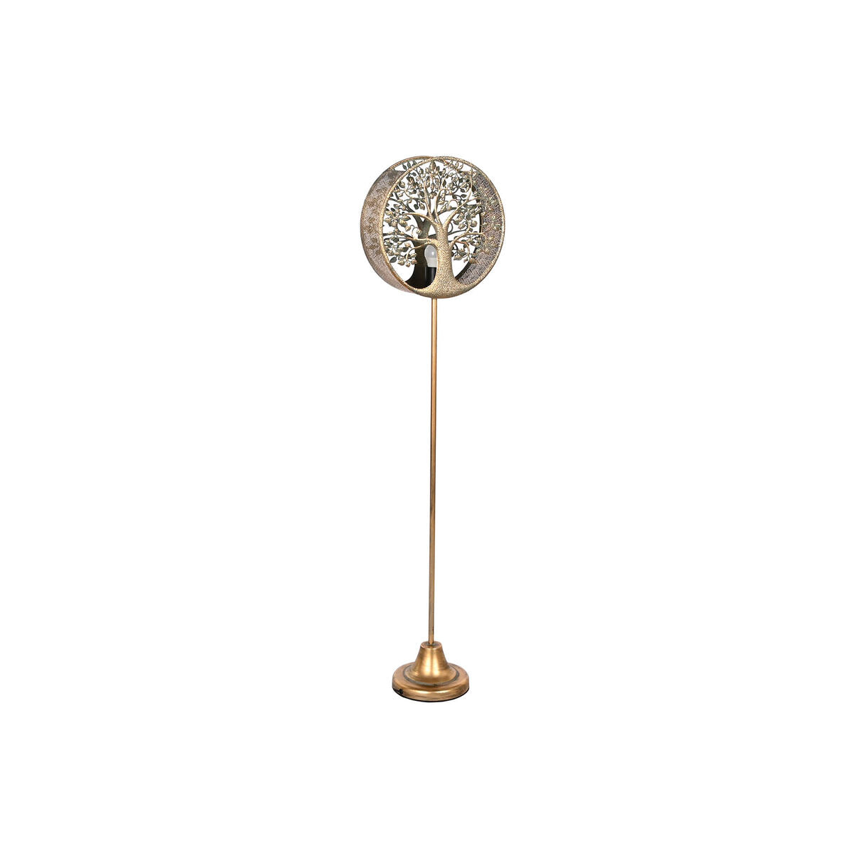 Floor Lamp Golden Metal Tree Design