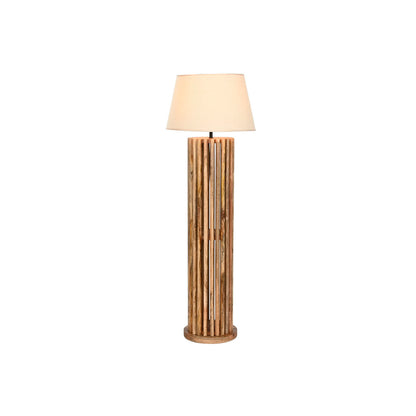 Vloerlamp Home ESPRIT Bruin Natuurlijk Mangohout 220 V 25 x 25 x 102 cm