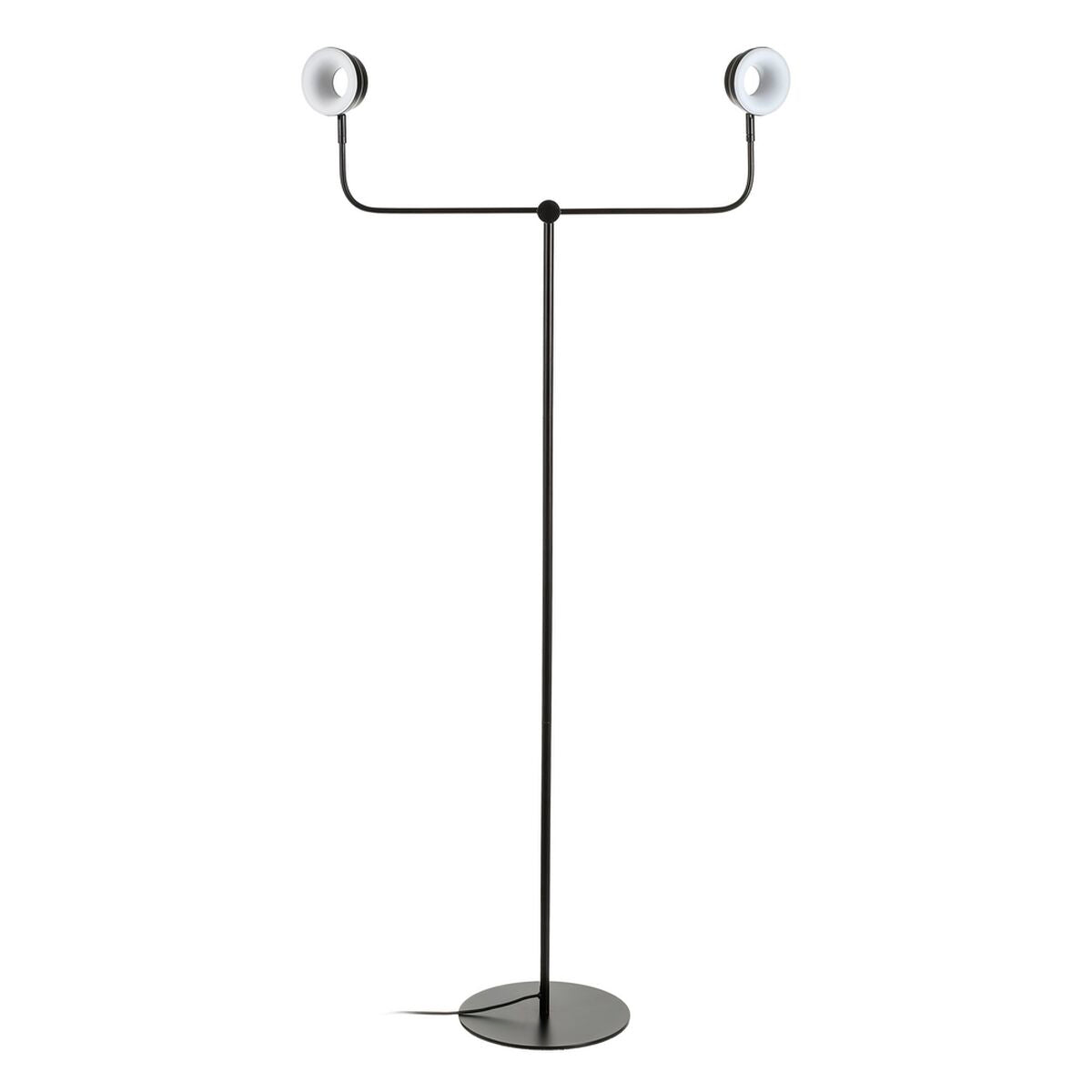 Vloerlamp 70 x 70 x 154 cm Zwart Staal