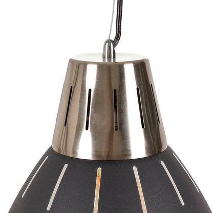 Plafondlamp Zwart Metaal 30 x 30 x 35 cm industrial