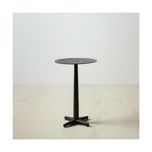 Side table Black Wood & Aluminium
