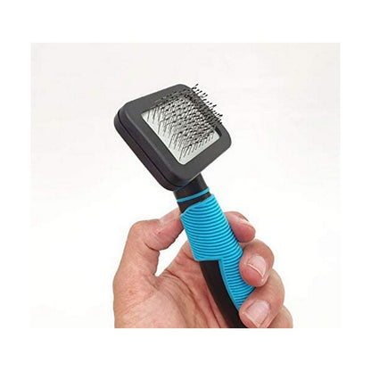 Dog brush blue