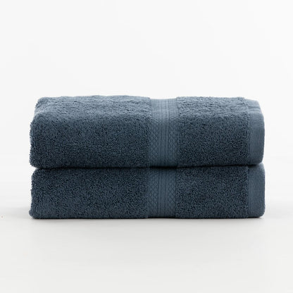 Bath towel SG Hogar Denim Blue - 2 pieces