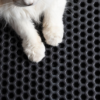 Cat litter tray mat