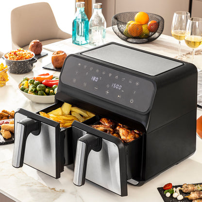 Airfryer dubbele lade - 8 L 