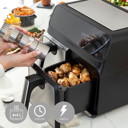Airfryer dubbele lade - 8 L 