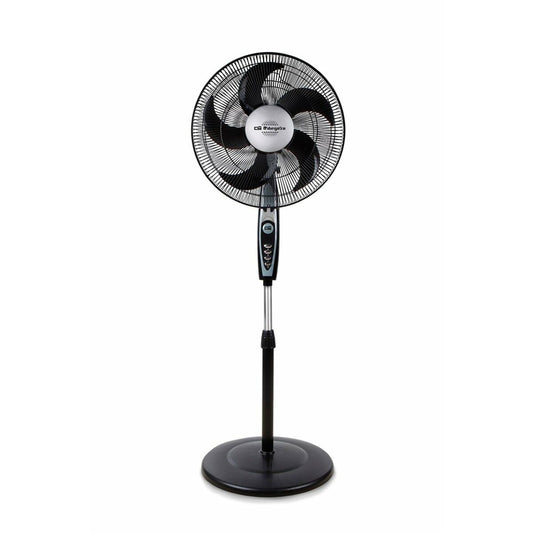 Freestanding black fan 60 W