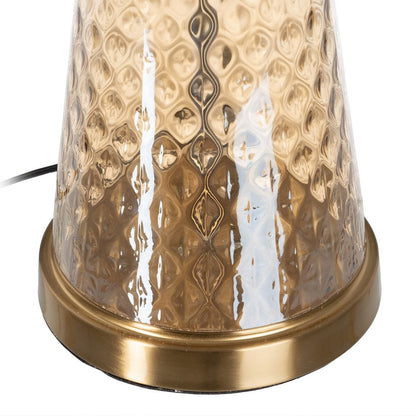 Table lamp gold transparent