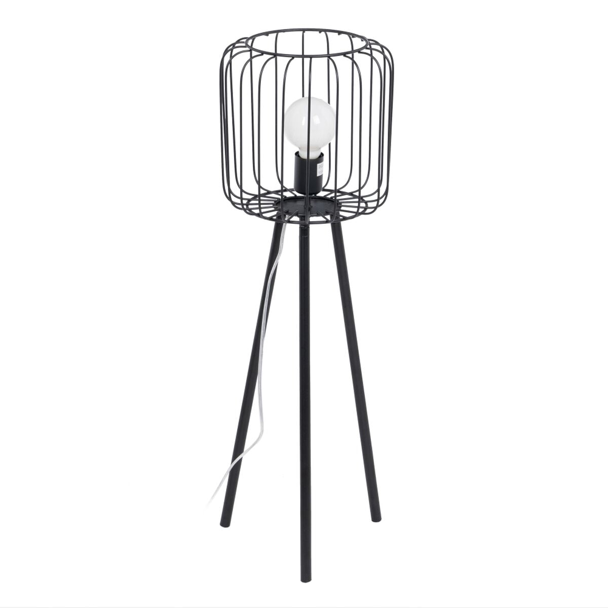 Floor Lamp Black Metal Tripod