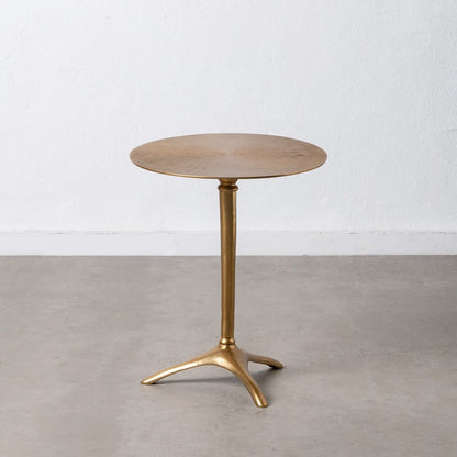 Side table golden aluminium