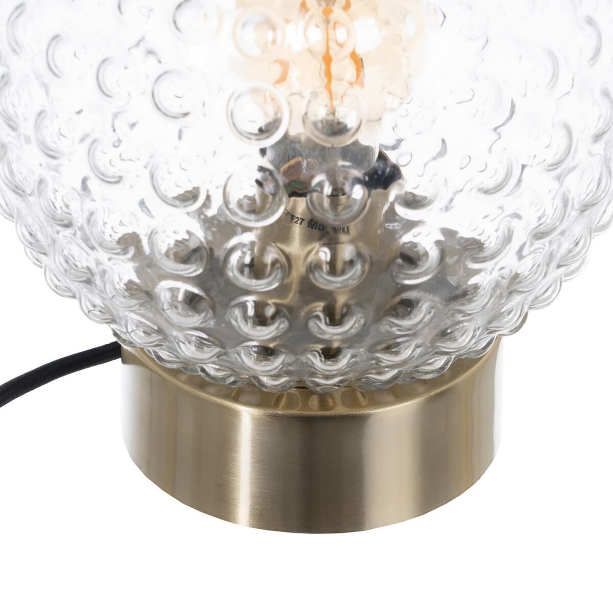 Table lamp crystal round