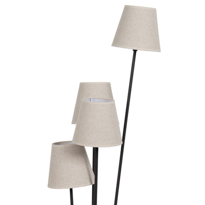 Floor Lamp Black Cream Iron