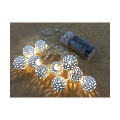 LED-lichtkrans Decorative Lighting Zilverkleurig