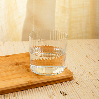 Set of glasses ribbed 350 ml - 6 pieces