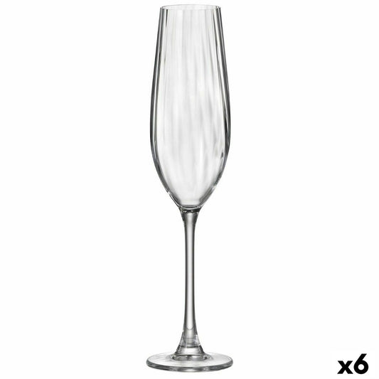 Champagne glasses Bohemia - 6 pieces