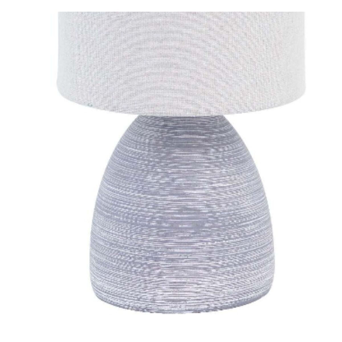 Table lamp Versa light grey ceramic