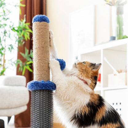 Cat scratching and massage post