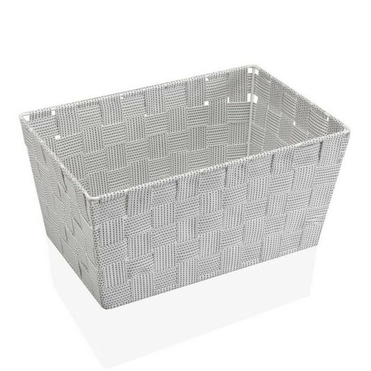 Multi-purpose white basket 20 x 15 x 30 cm