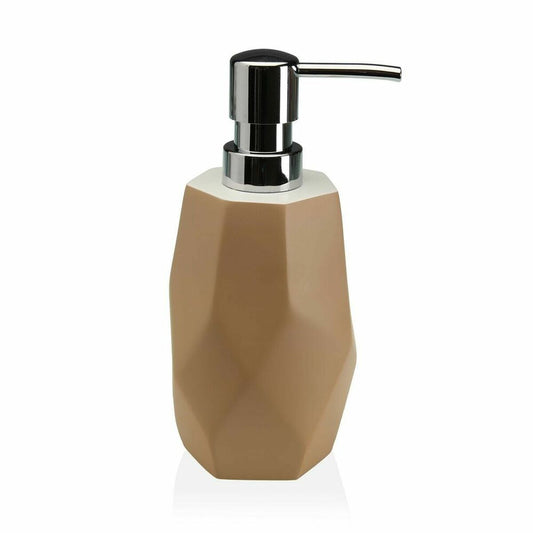 Soap dispenser premium beige plastic resin