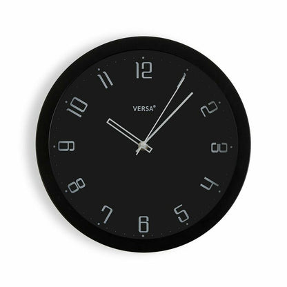 Versa Wall Clock black (4,3 x 30 x 30 cm)