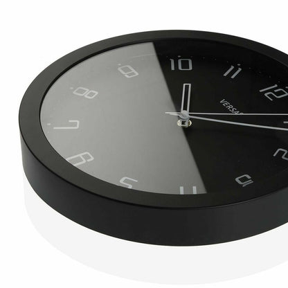 Versa Wall Clock black (4,3 x 30 x 30 cm)