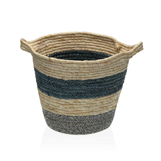 Basket mixed blue - ø21 cm