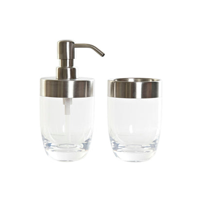 Bath set transparent aluminium